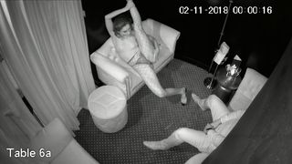 Гимнаста или все же стриптизерша. Скрытая камера.